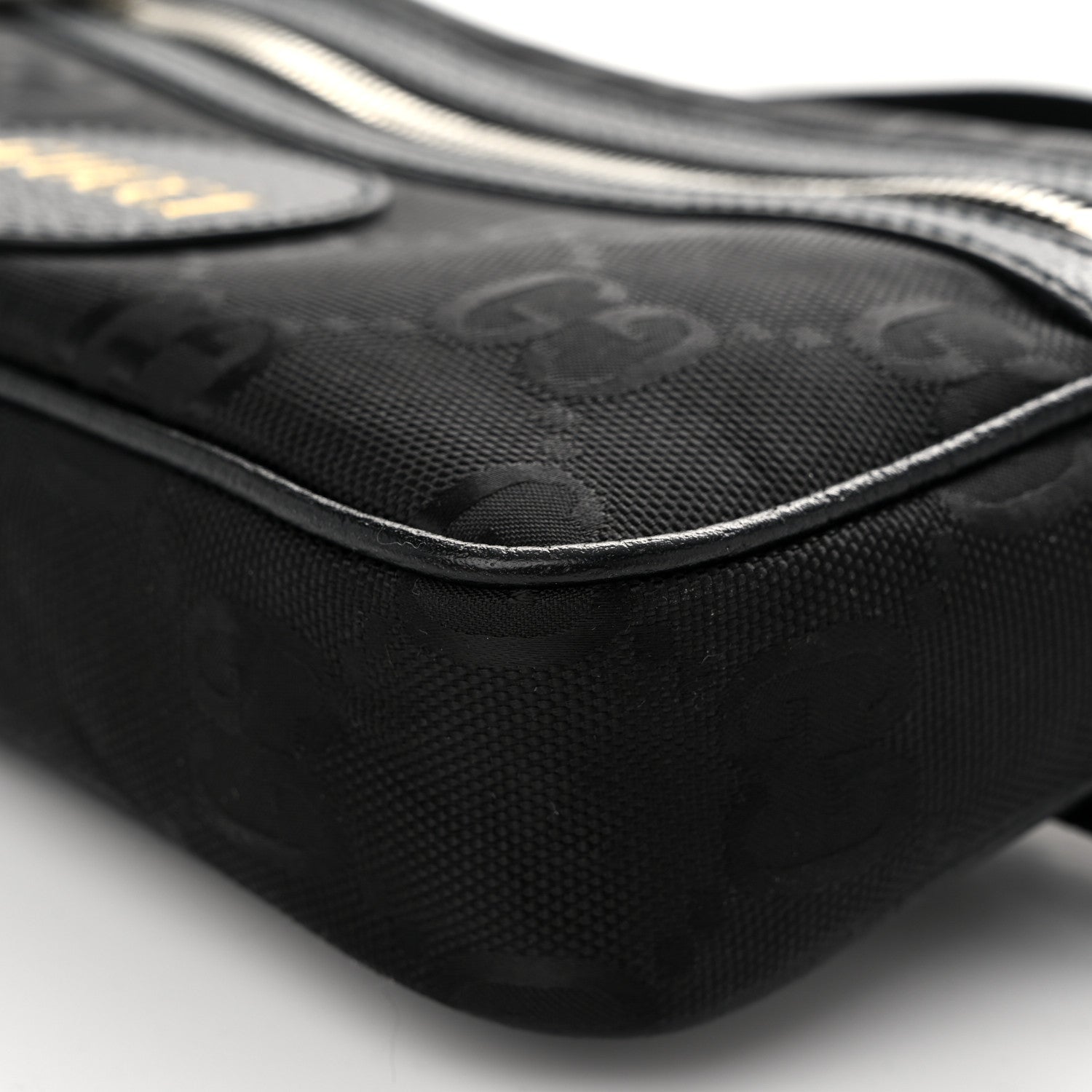 Gucci Econyl Nylon Monogram Off The Grid Belt Bag Black 10 of 11