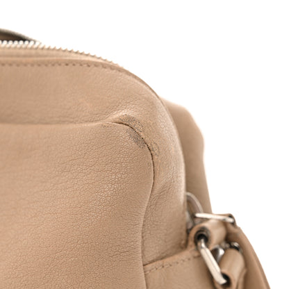 Saint Laurent Lambskin Monogram Small Lou Camera Bag Dark Beige 13 of 19
