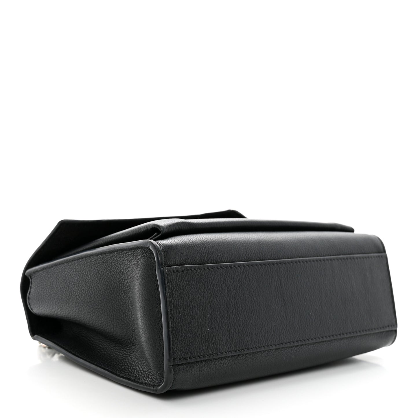 Soft Calfskin Mylockme Chain Bag BB Black
