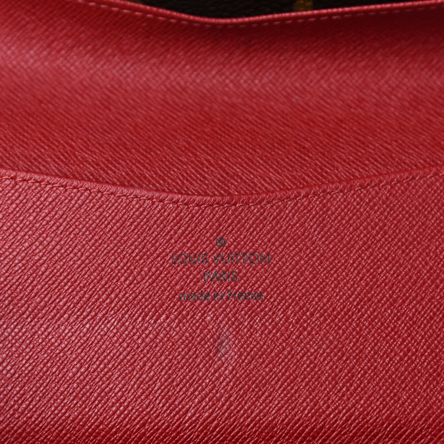 Monogram Josephine Wallet Red