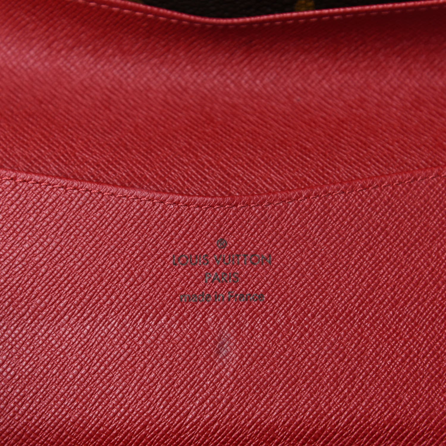 Louis Vuitton Monogram Josephine Wallet Red 7 of 9