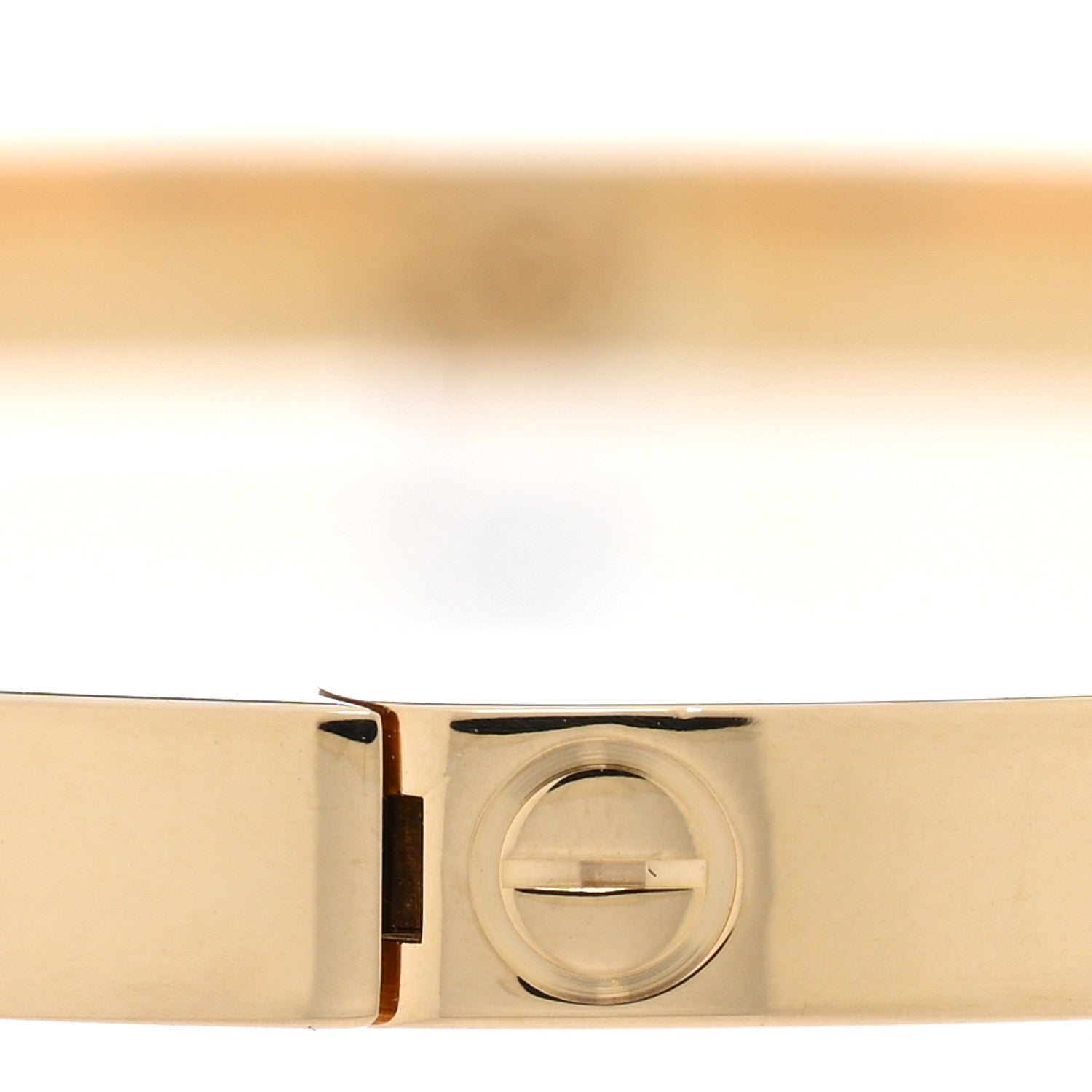 Cartier 18K Yellow Gold Small LOVE Bracelet 17 5 of 8