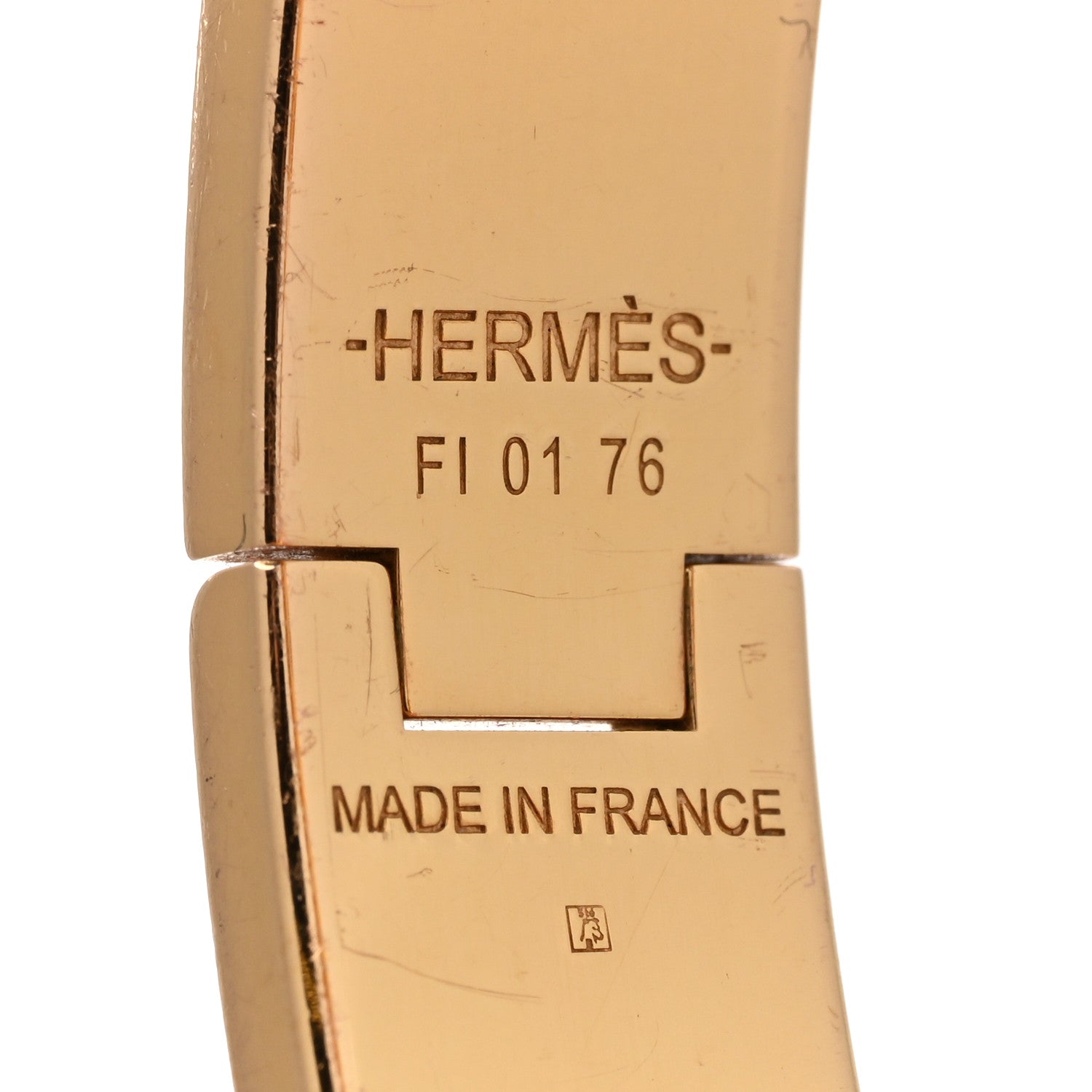 Hermes Enamel Narrow Clic Clac H Bracelet PM Black 4 of 5