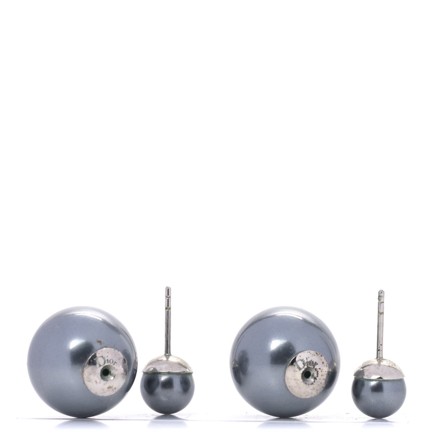 Mise En Dior Tribal Earrings Grey