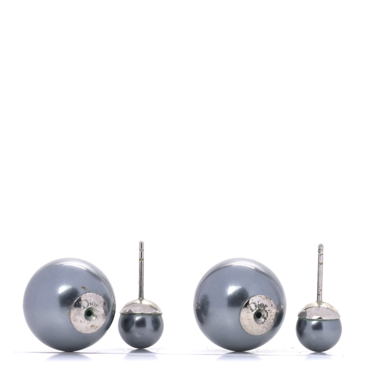 Christian Dior Mise En Dior Tribal Earrings Grey 3 of 4