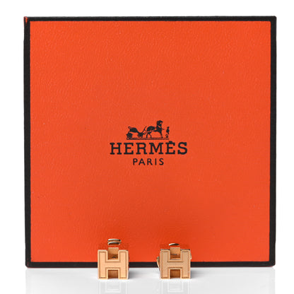 Hermes Gold Plated Cage d'H Earrings 5 of 5