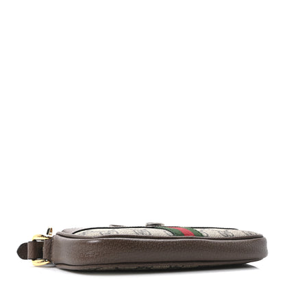 Gucci GG Supreme Monogram Web Mini Ophidia GG Bag Brown 4 of 10