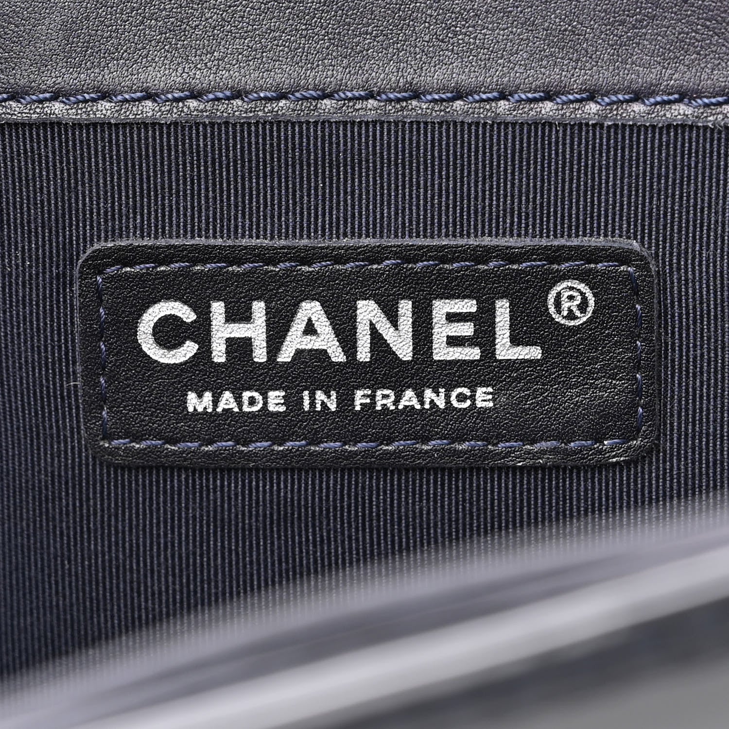 Chanel Patent New Medium Boy Reverso Flap Navy 6 of 10