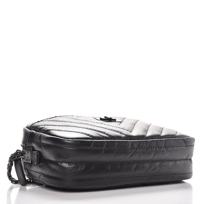 Chanel Aged Calfskin Chevron Mini Reissue Camera Case So Black 4 of 8