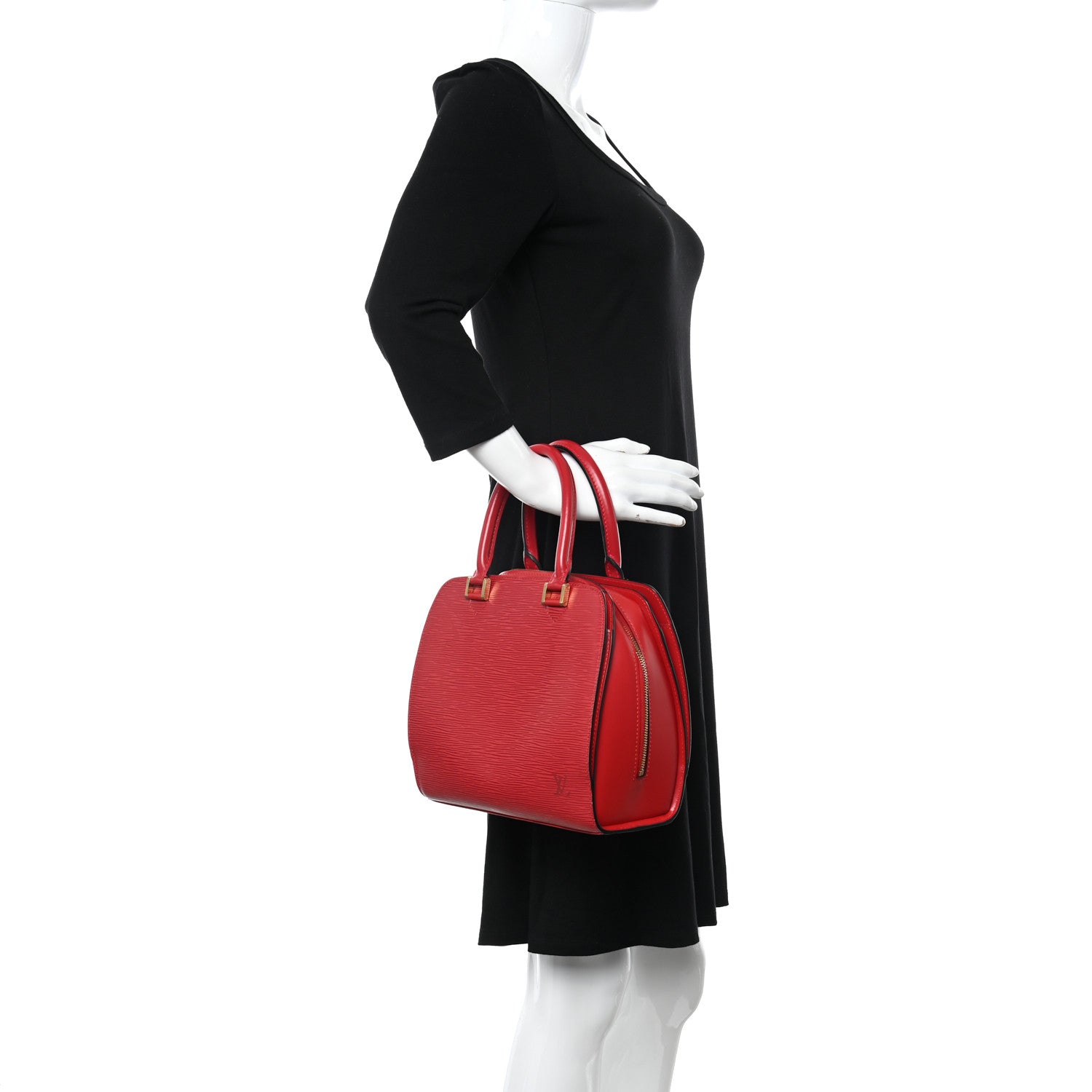 Louis Vuitton Epi Pont-Neuf Castillan Red 2 of 14