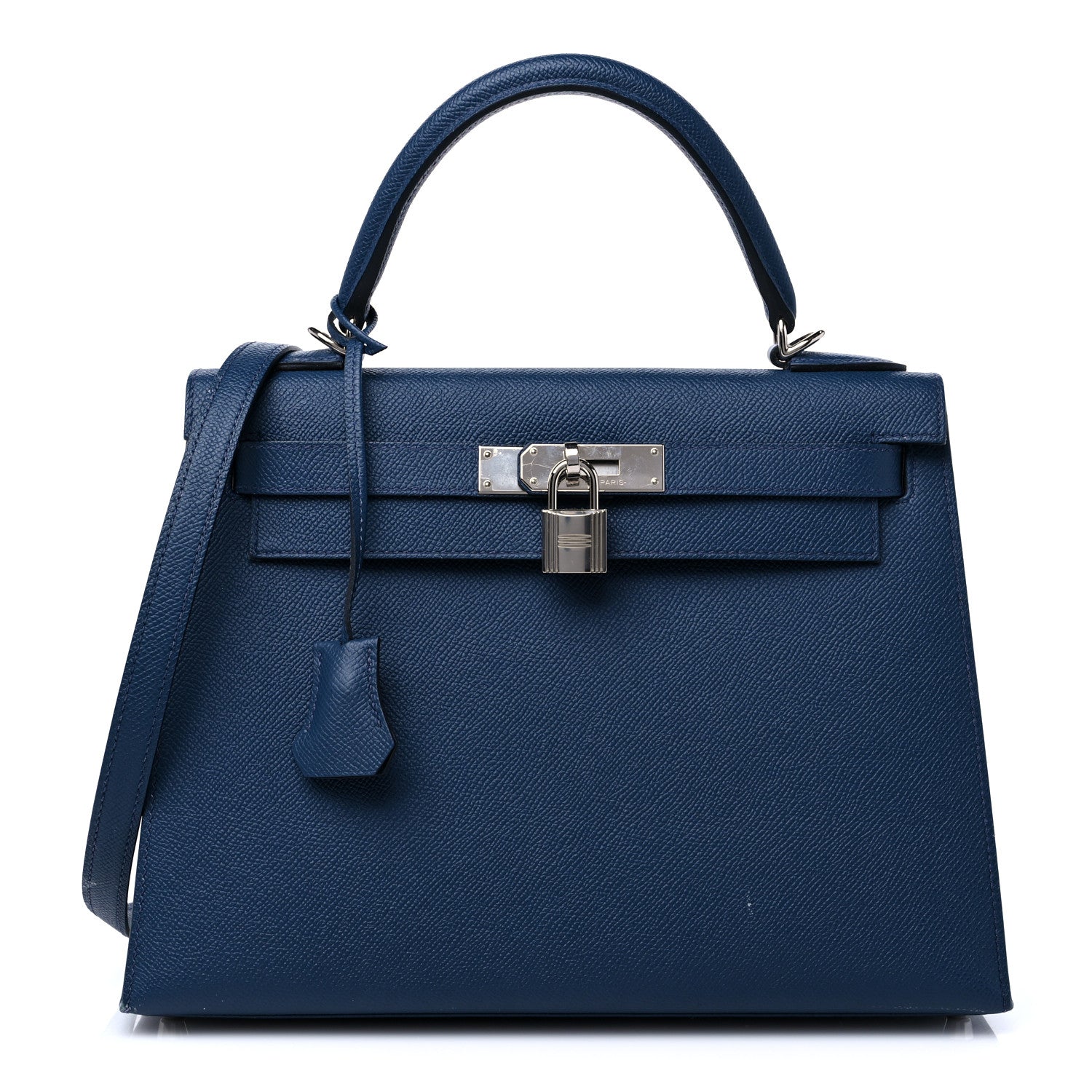 Hermes Epsom Kelly Sellier 28 Bleu De Malte 1 of 17