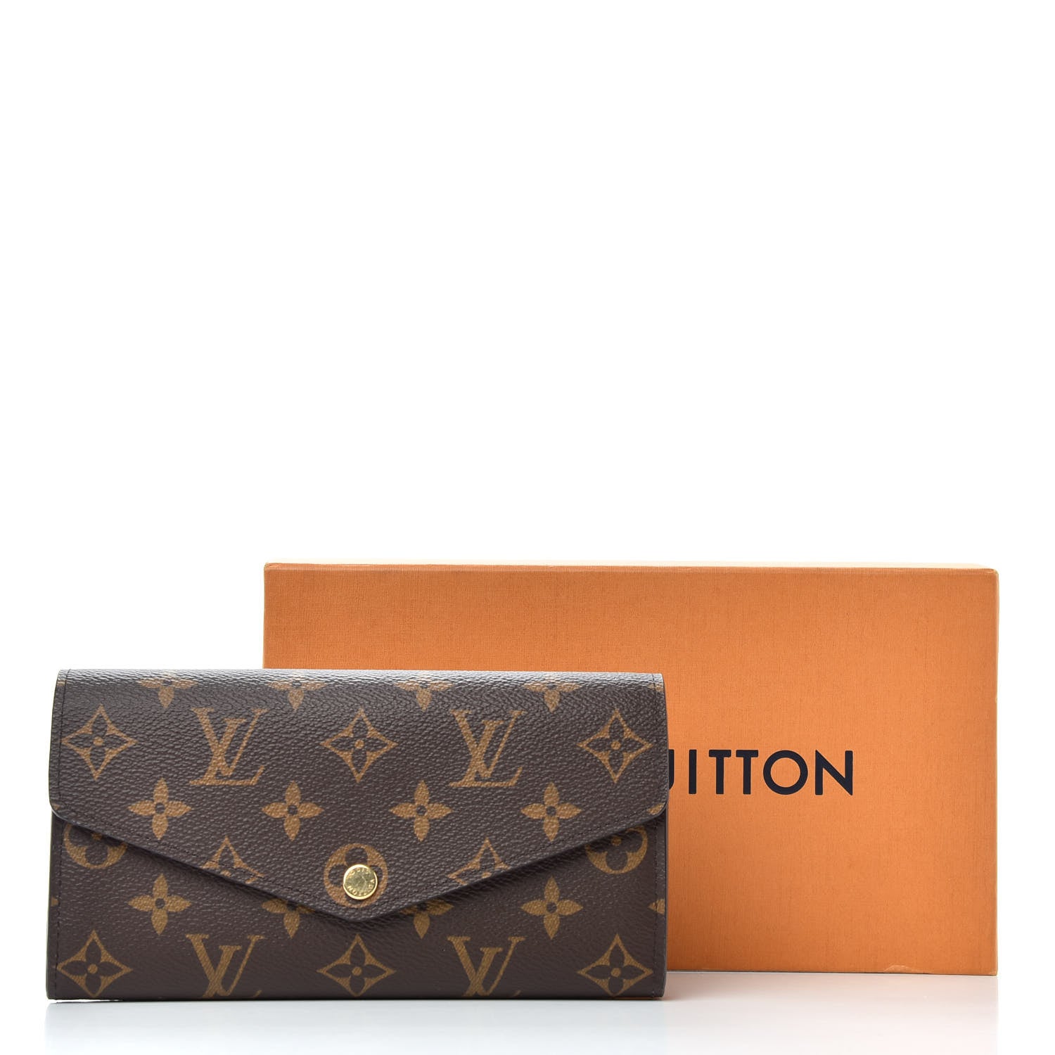 Louis Vuitton Monogram Sarah Wallet NM Coquelicot 7 of 7