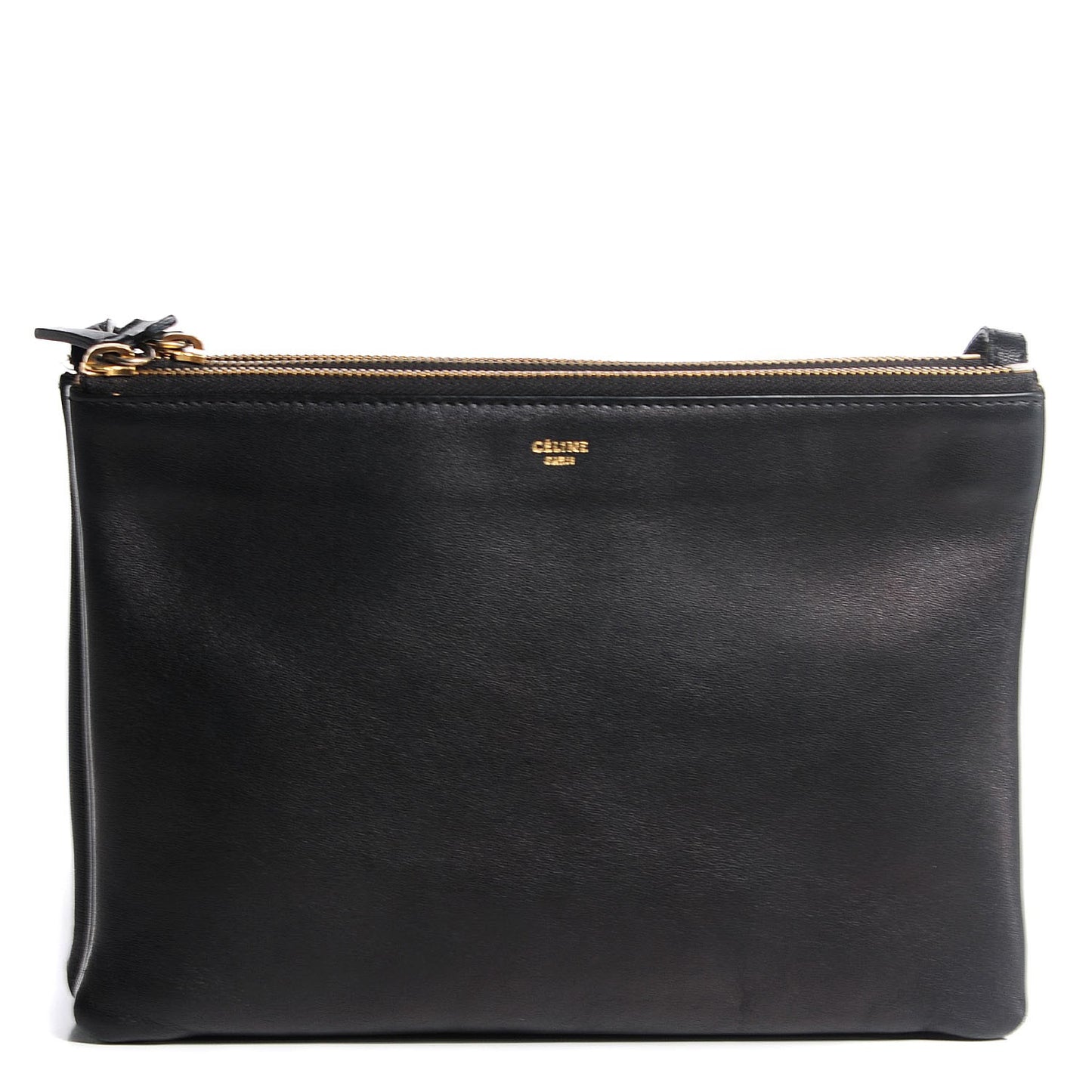 Lambskin Large Trio Crossbody Bag Black
