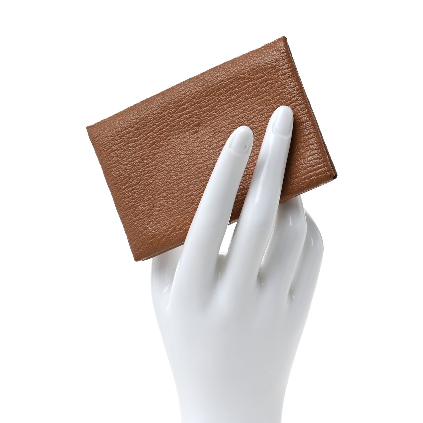 Chevre Mysore Calvi Card Case Quebracho