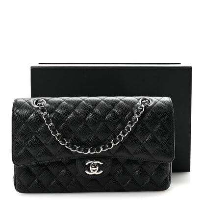 Chanel Caviar Quilted Medium Double Flap Black 11 of 11