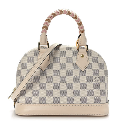 Louis Vuitton Damier Azur Braided Alma BB 1 of 8
