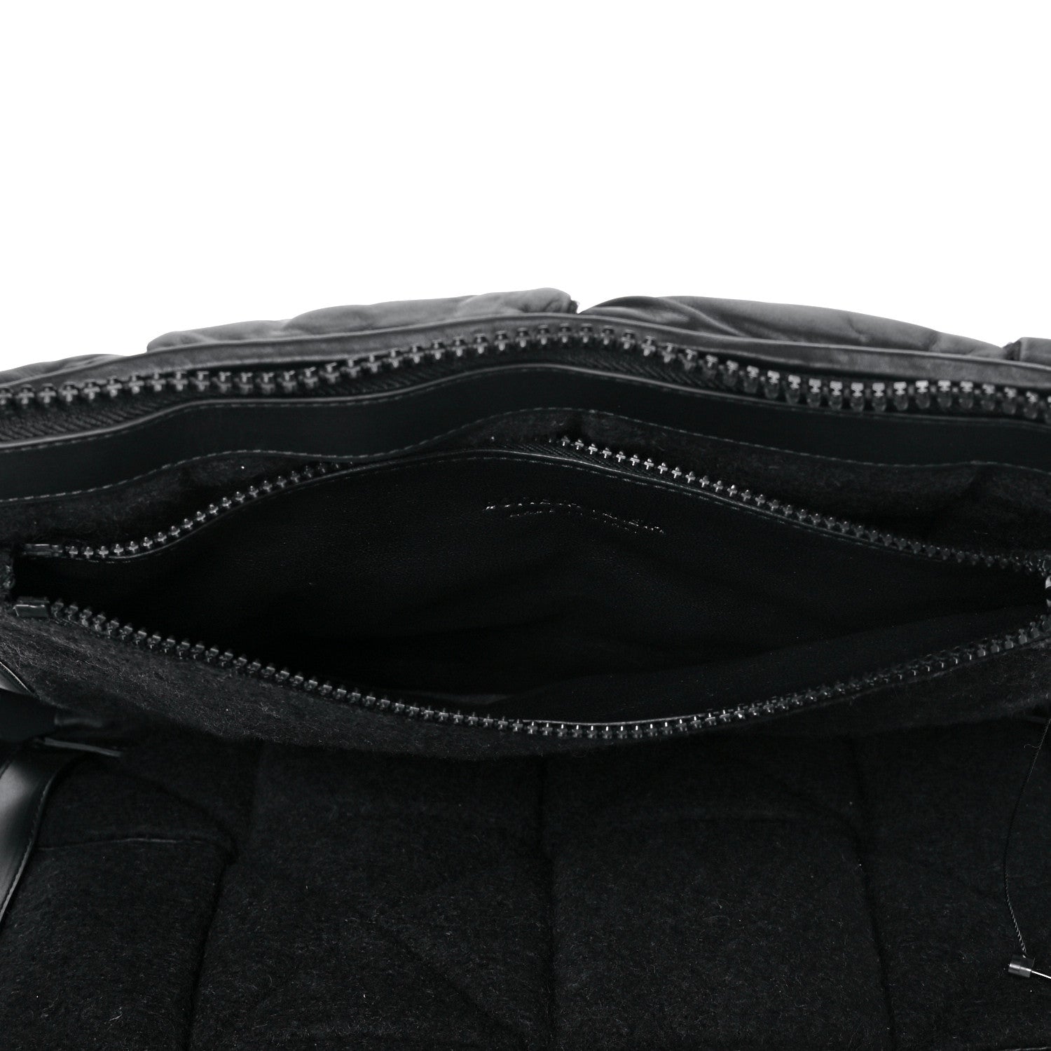 Bottega Veneta Calfskin Maxi Intrecciato Puffy Laptop Pouch Black 6 of 9