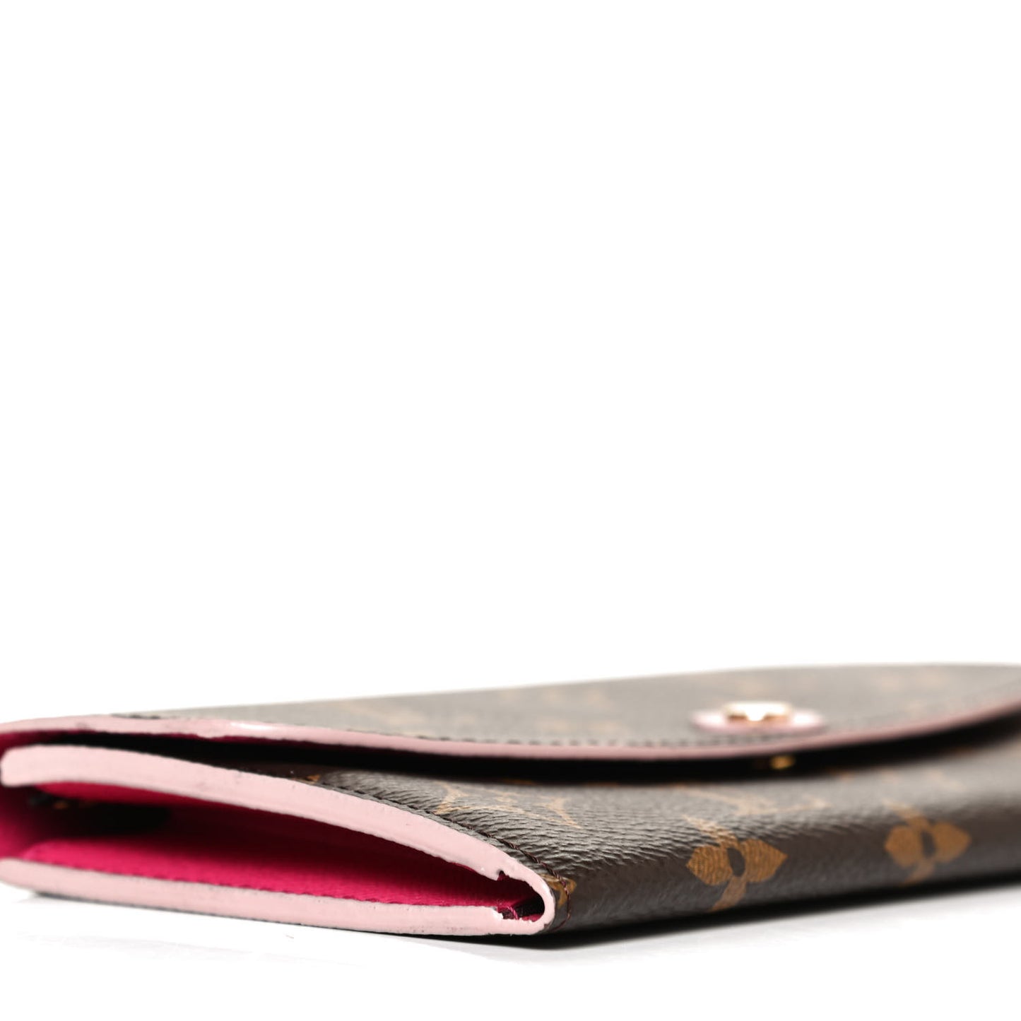Monogram Bloom Flower Emilie Wallet Fuchsia