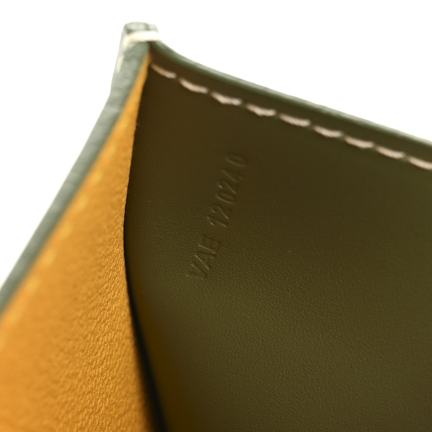 Goyard Goyardine Saint Pierre Card Holder Khaki 7 of 9
