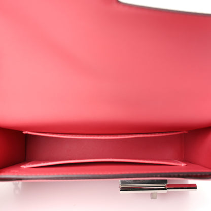 Hermes Tadelakt Mini Verrou Chaine Bag Rose Lipstick 5 of 11