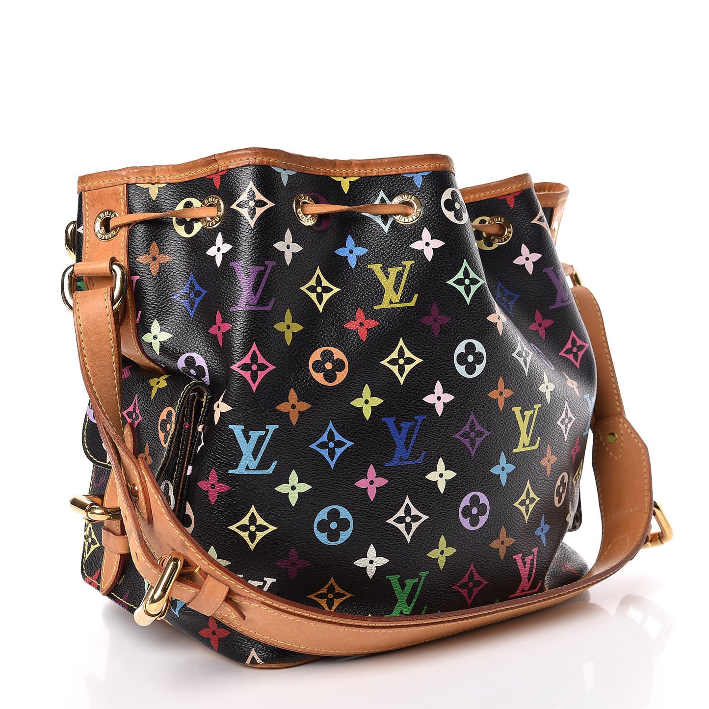 Monogram Multicolor Petit Noe Black