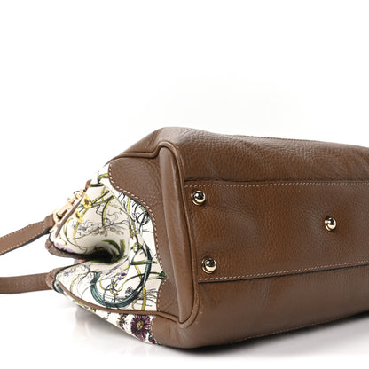 Gucci Canvas Floral Small Diana Bamboo Handle Bag Brown 9 of 10