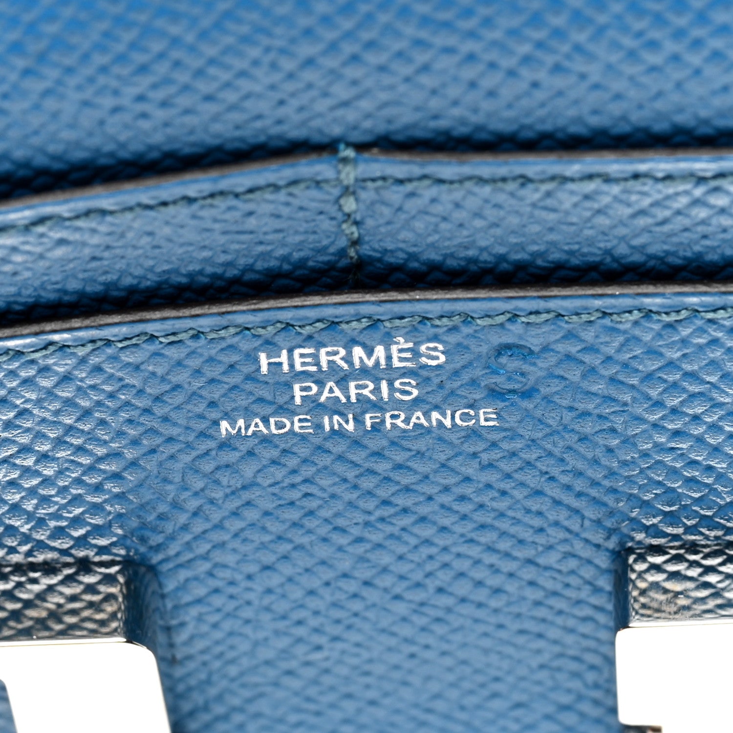 Hermes Epsom Constance Compact Passant Wallet Bleu Izmir 6 of 9