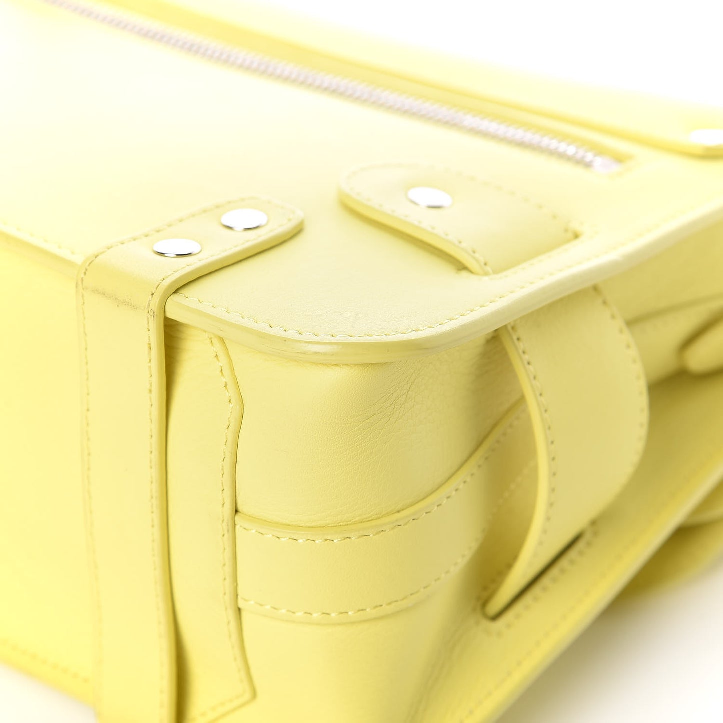 Calfskin PS11 Classic Shoulder Bag Lemon