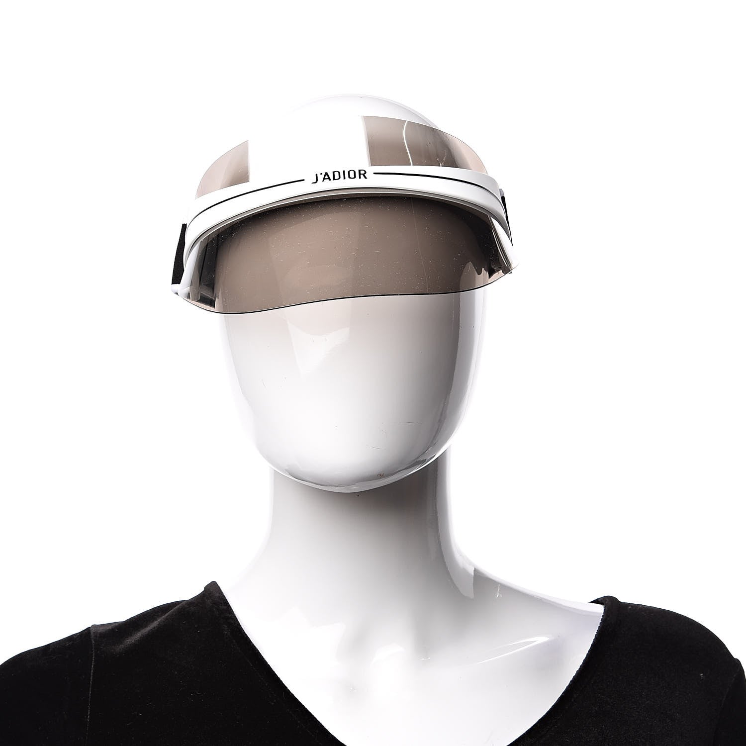Christian Dior Mirrored DiorClub1 Sun Visor Black 2 of 7