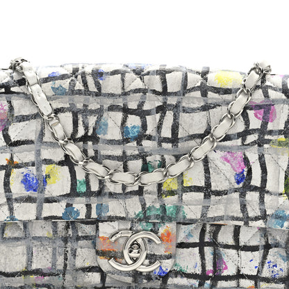 Chanel Calfskin Hand Painted Graffiti Flap Multicolor 8 of 10