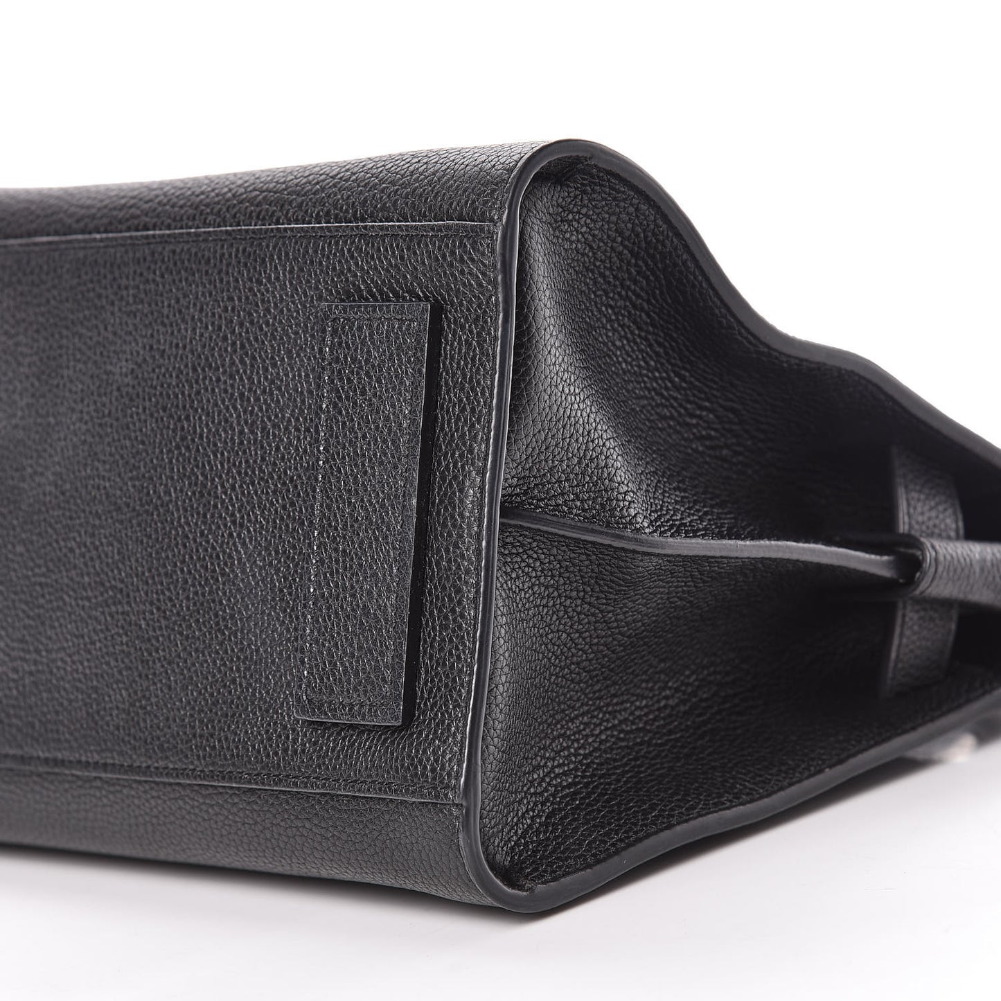 Grained Calfskin Baby Supple Sac De Jour Black