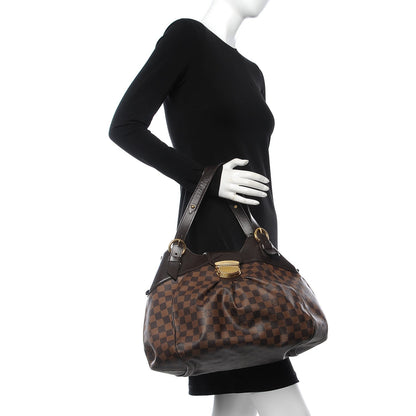 Louis Vuitton Damier Ebene Sistina GM 2 of 9