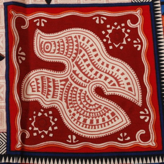 Cashmere Silk Cent Plis Des Miao Shawl 140