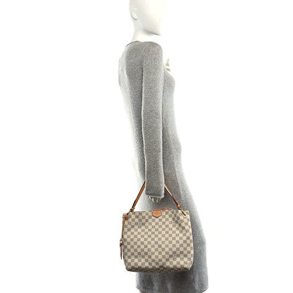 Louis Vuitton Damier Azur Graceful PM Rose Ballerine 2 of 10