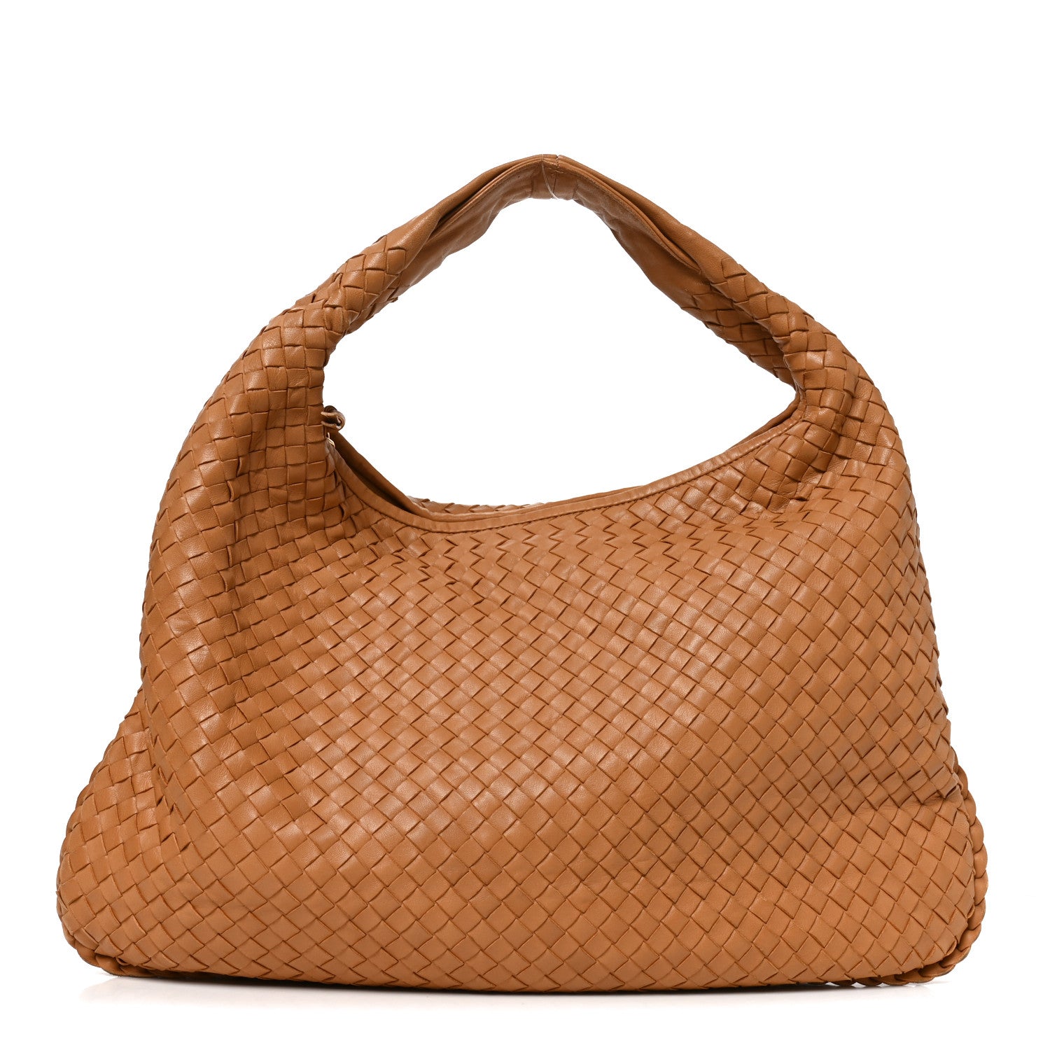 Bottega Veneta Nappa Intrecciato Large Veneta Hobo Caramel 1 of 11