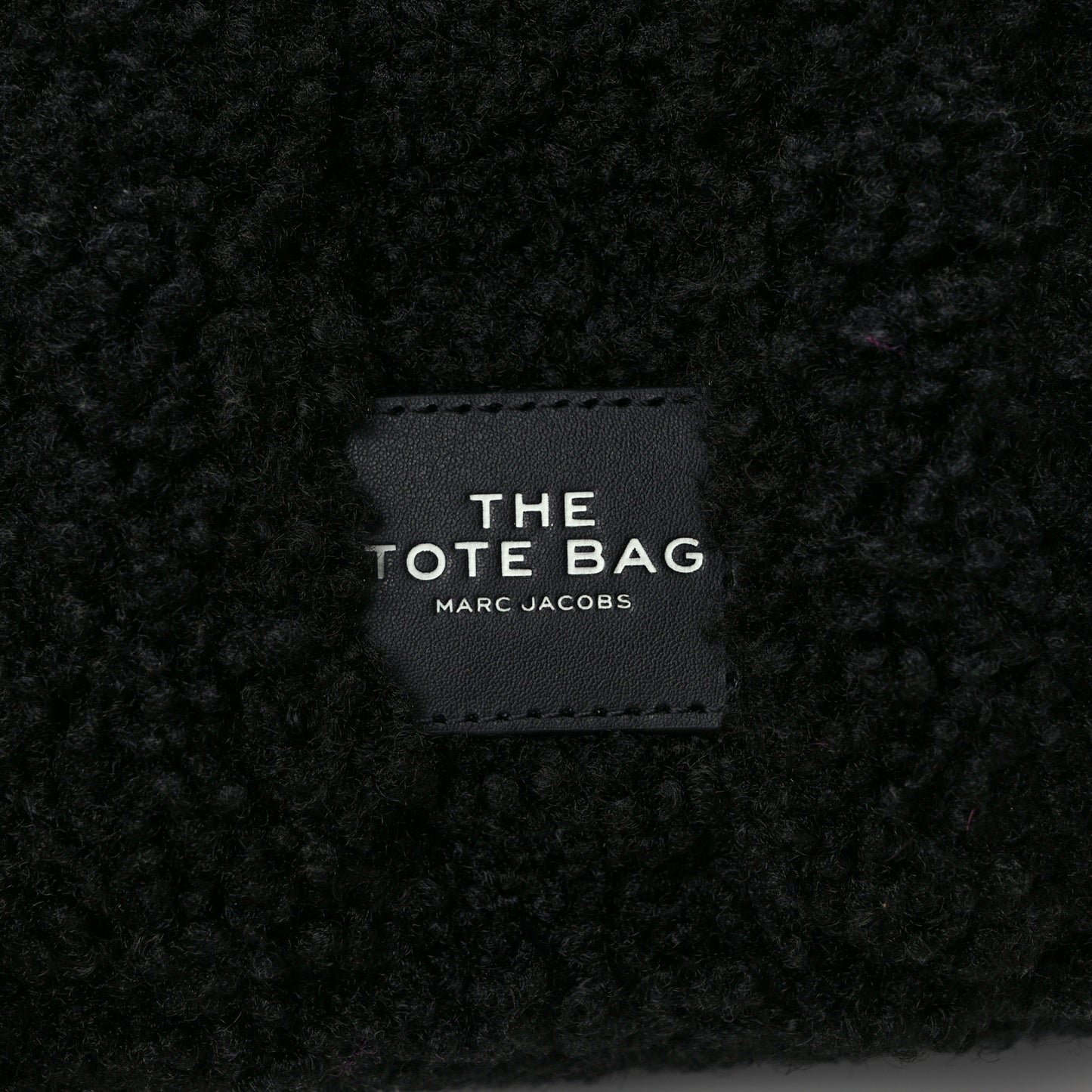 Polyester Cotton Mini The Teddy Traveler Tote Bag Black