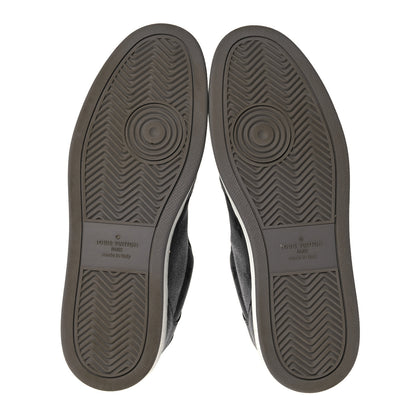 Louis Vuitton Reverse Monogram Eclipse Mens Rivoli Sneakers 10 Black 5 of 8