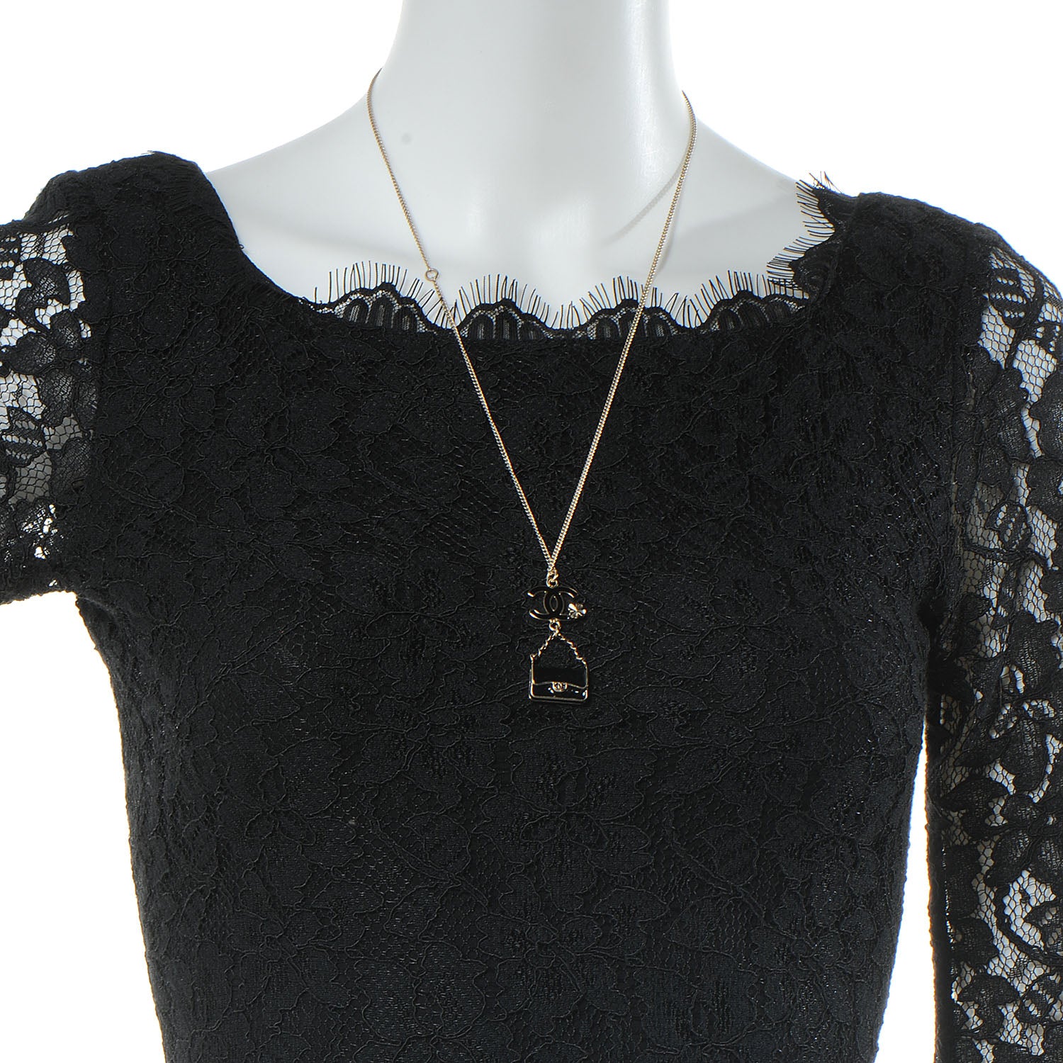 Chanel 2.55 Classic Flap Charm Necklace 3 of 5