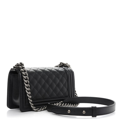 Chanel Caviar Quilted Small Boy Flap Black 3 of 9