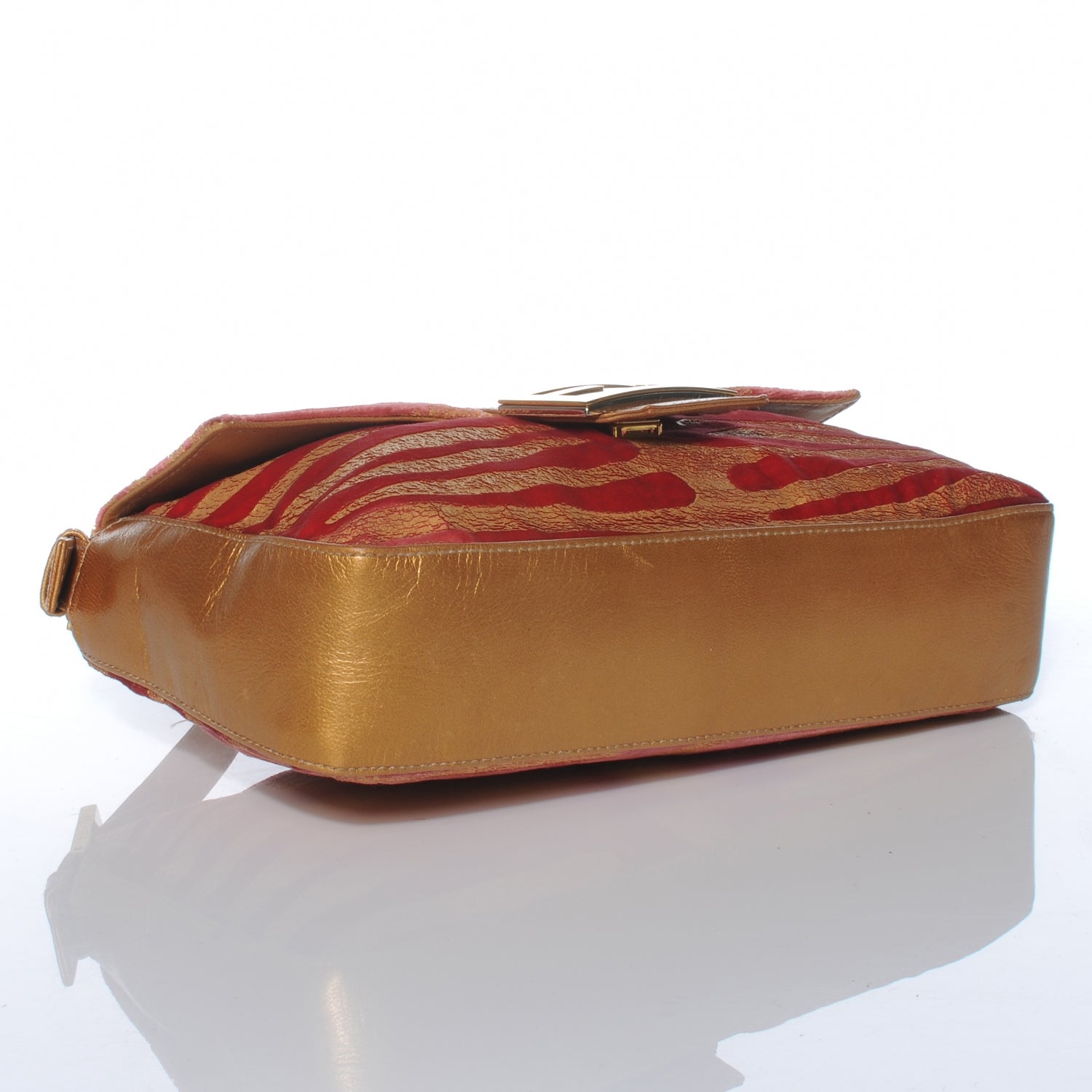 Fendi Velvet Zebra Baguette 4 of 7