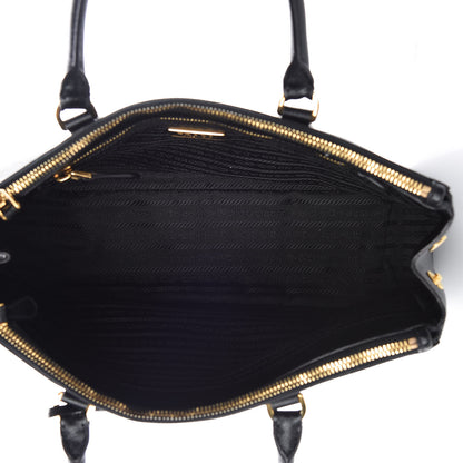 Prada Saffiano Medium Galleria Double Zip Tote Black 7 of 12