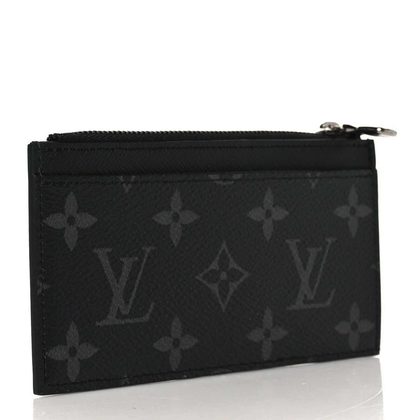 Reverse Monogram Eclipse Taiga Coin Card Holder