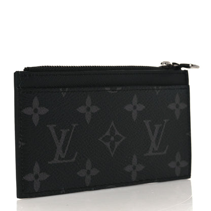 Louis Vuitton Reverse Monogram Eclipse Taiga Coin Card Holder 3 of 6
