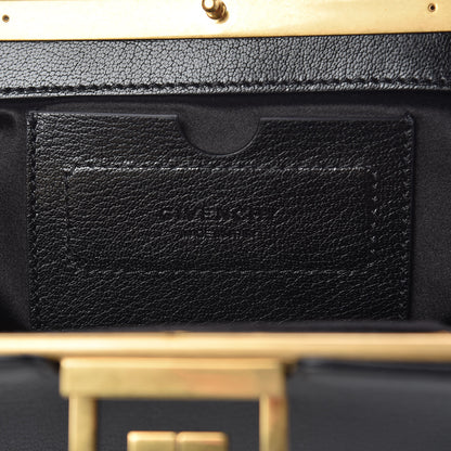 Givenchy Goatskin GV3 Frame Clutch Black 6 of 10