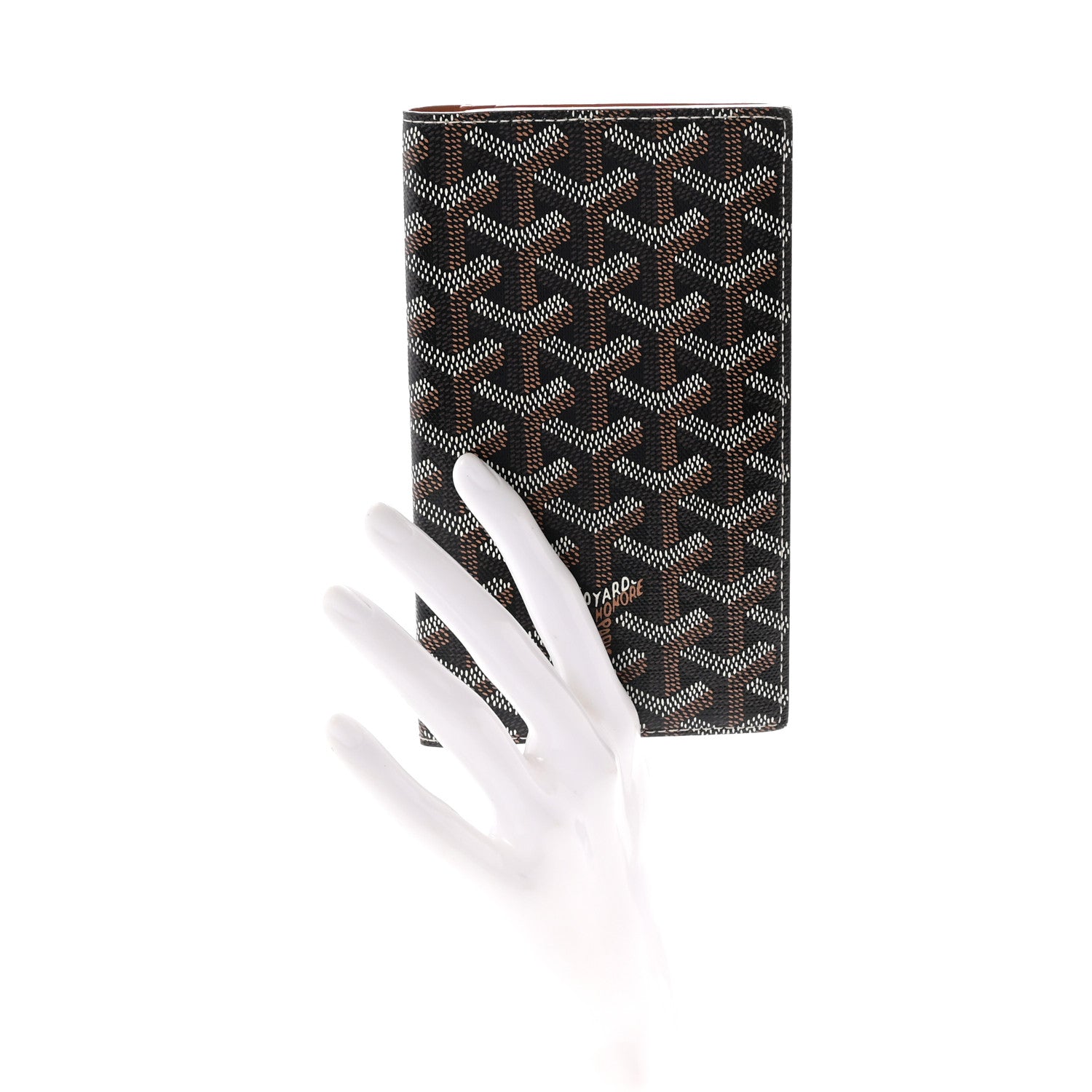 Goyard Goyardine Saint Roch Wallet Black Gold 2 of 6