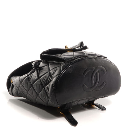 Chanel Lambskin Quilted Backpack Black 4 of 9