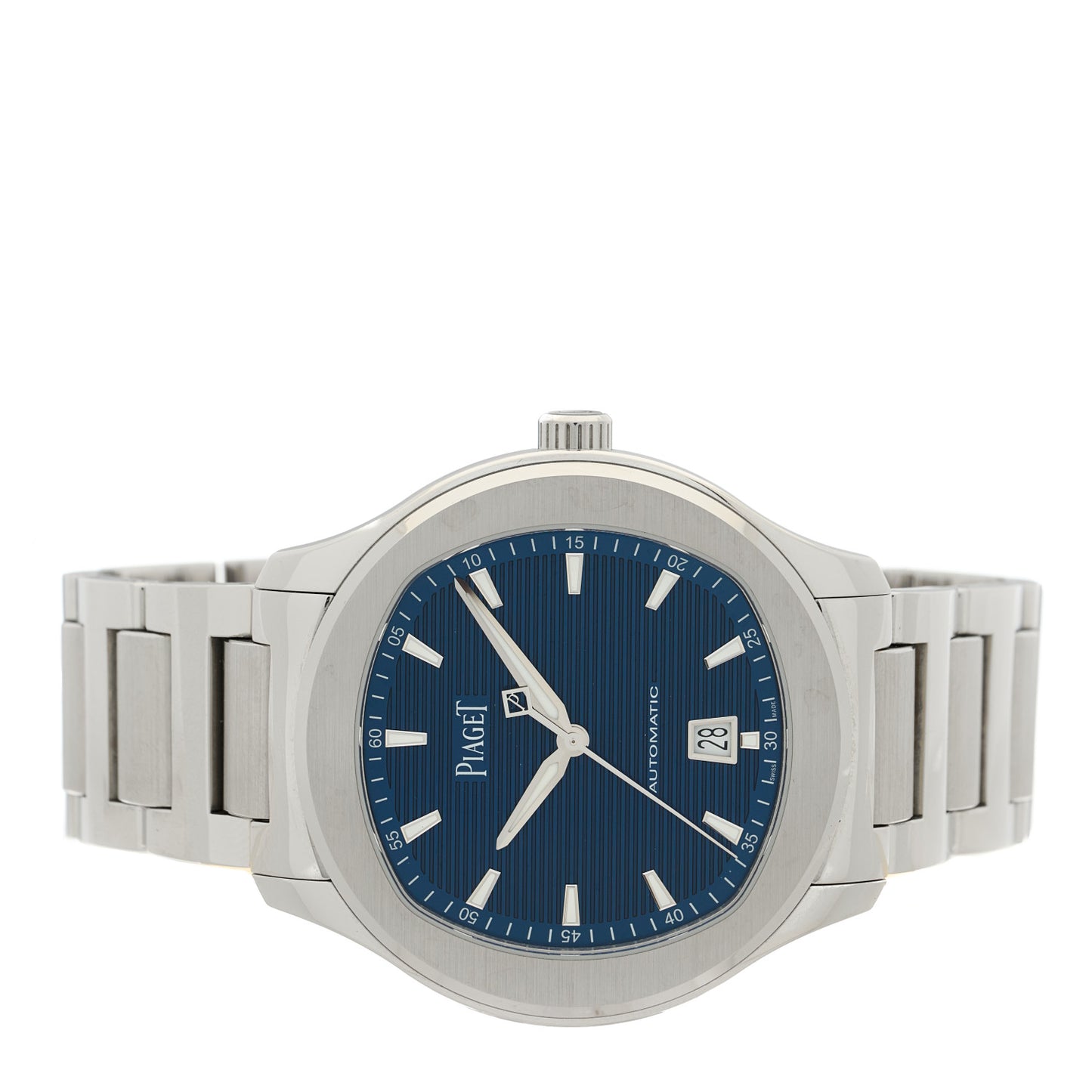Stainless Steel 42mm Polo S Automatic Watch Blue