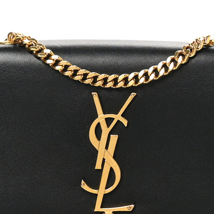 Saint Laurent Calfskin Small Classic Monogram Kate Tassel Satchel Black 8 of 10