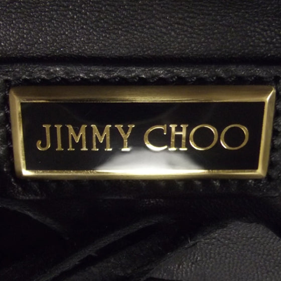 Jimmy Choo Leather Diane Kid Fringe Hobo Black 9 of 9