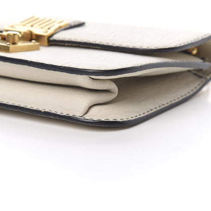 Christian Dior Canyon Grained Lambskin Small Dioraddict Flap Bag Ivory 10 of 12